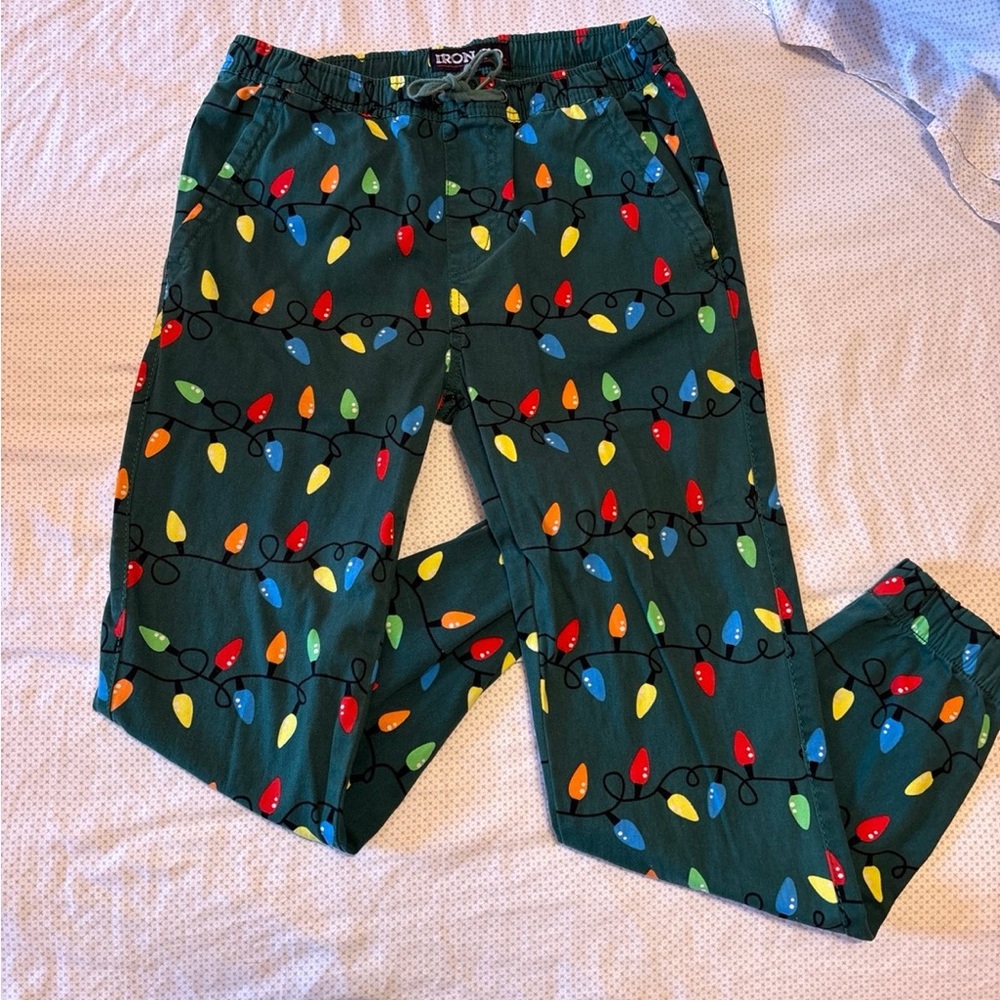 Christmas joggers with Colorful Lights